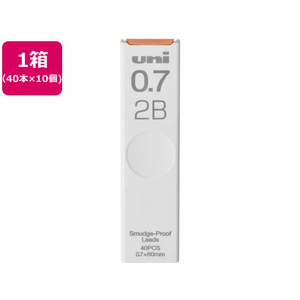 三菱鉛筆 シャープ替芯 uni(ユニ) 0.7mm 2B 40本×10個 FCC0742-ULS07402B-イメージ1