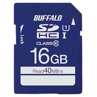 BUFFALO 高速SDHC UHS-Iメモリーカード(16GB) RSDC016GU1S