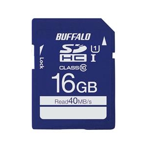 BUFFALO 高速SDHC UHS-Iメモリーカード(16GB) RSDC-016GU1S-イメージ1