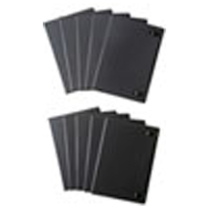 サンワサプライ DVDトールケース(1枚収納・10枚セット) ブラック DVD-TN1-10BKN-イメージ5
