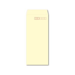 イムラ封筒 テープ付きカラー封筒 長4 フレッシュトーン クリーム 100枚 F829192-N4S521F-イメージ1