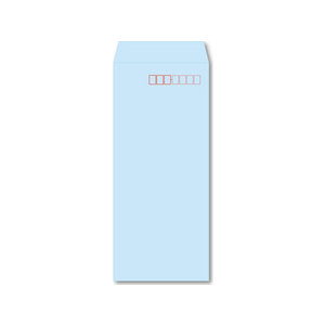 イムラ封筒 テープ付きカラー封筒 長4 フレッシュトーン ブルー 100枚 F829196-N4S527F-イメージ1