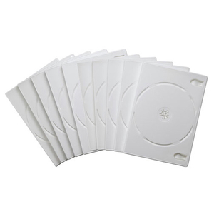 サンワサプライ DVDトールケース(2枚収納・10枚セット) ホワイト DVD-TN2-10WN-イメージ5