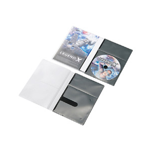 エレコム DVDケース(30枚入り) ブラック CCD-DPD30BK-イメージ1