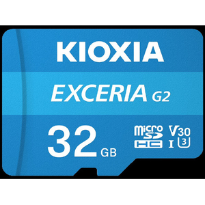 キオクシア microSDHC UHS-Iメモリカード(32GB) EXCERIA G2 KMU-B032G-イメージ2