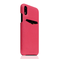 SLG Design iPhone XR用ケース Full Grain Leather Back Case ピンクローズ SD15464I61