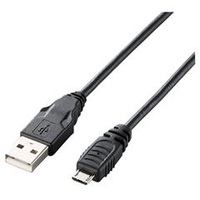 エレコム Micro-USB(A-MicroB)ケーブル 0.15m U2C-AMB015BK