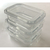 パール金属 ルシェル 耐熱ガラス保存容器 長方形350ml(3個セット) HB6466ﾀｲﾈﾂﾎｿﾞﾝﾖｳｷ350ML3P-イメージ1