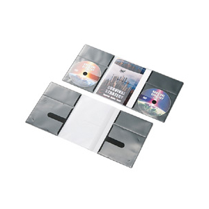 エレコム DVDケース(10枚入り) ブラック CCD-DP2D10BK-イメージ1