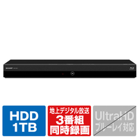 シャープ 1TB HDD内蔵ブルーレイレコーダー AQUOS ブルーレイ 2BC10ET1