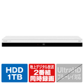 シャープ 1TB HDD内蔵ブルーレイレコーダー AQUOS ブルーレイ 2BC10EW2