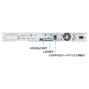シャープ 1TB HDD内蔵ブルーレイレコーダー AQUOS ブルーレイ 2BC10EW2-イメージ10