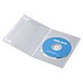 サンワサプライ スリムDVDトールケース(1枚収納・10枚セット) クリア DVD-TU1-10CLN