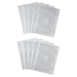 サンワサプライ スリムDVDトールケース(1枚収納・10枚セット) クリア DVD-TU1-10CLN-イメージ5