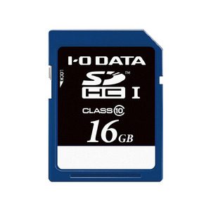 I・Oデータ スピードクラス10対応 SDメモリーカード 16GB オリジナル IESD16G10-イメージ1