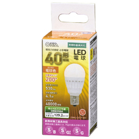 オーム電機 LED電球 E17口金 全光束530lm(4．1W小形電球広配光タイプ) 電球色相当 LDA4L-G-E17 IS51