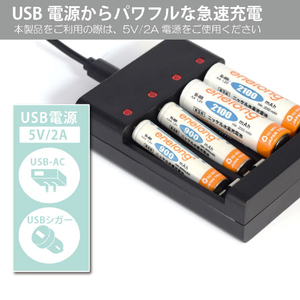 JTT 急速ニッケル水素充電器USB MYCHA-USB-イメージ7