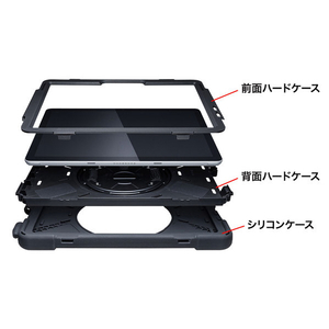 サンワサプライ SurfaceGo2用耐衝撃ケース PDA-SF7BK-イメージ2