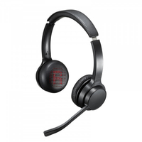 サンワサプライ Bluetoothヘッドセット(両耳タイプ・単一指向性) MM-BTSH62BK