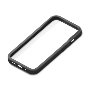 PGA iPhone 15 Pro用ソフトバンパー ブラック PG-23BBP01BK-イメージ1