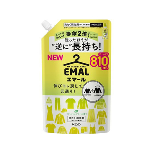 KAO エマール リフレッシュグリーンの香り つめかえ用 810ml FC633NN-イメージ1