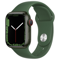 Apple Apple Watch Series 7（GPS + Cellularモデル）  41mmグリーンアルミニウムケースとクローバースポーツバンド   レギュラー グリーンアルミニウムケース MKHT3JA