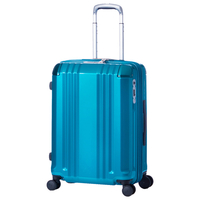 アジア・ラゲージ スーツケース デカかるEdge ターコイズブルー ALI-008-22Wﾀ-ｺｲｽﾞﾌﾞﾙ-