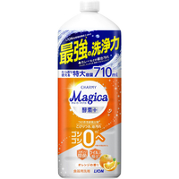 ライオン Magica 食器用洗剤 酵素 オレンジの香り つめかえ用 特大710ml ﾏｼﾞｶｺｳｿｵﾚﾝｼﾞｶｴﾀﾞｲ710ML