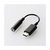 エレコム イヤホン・ヘッドホン用USB Type-C変換ケーブル ブラック EHP-C35DS01BK-イメージ1