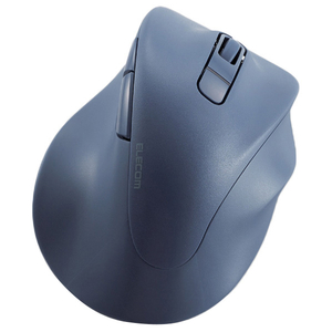エレコム 静音 Bluetooth5．0マウス 5ボタン Mサイズ EX-G ブルー M-XGM30BBSKBU-イメージ1