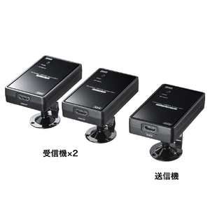 サンワサプライ ワイヤレス分配HDMIエクステンダー(2分配) VGA-EXWHD7N-イメージ2