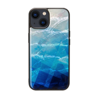 ikins iPhone 15 Plus用天然貝ケース Blue Lake I25493I15PL