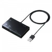 サンワサプライ USB2．0 カードリーダー  ブラック ADR-ML19BKN