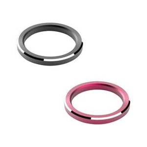 araree レンズ用バンパー メタルリング(2色セット) iPhone6 Plus用 スペースグレー&ピンク AR5494I6P-イメージ1