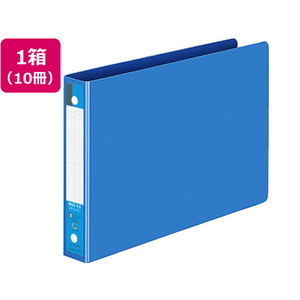 コクヨ リングファイル A5ヨコ 背幅30mm 青 10冊 1箱(10冊) F833754-ﾌ-427B-イメージ1