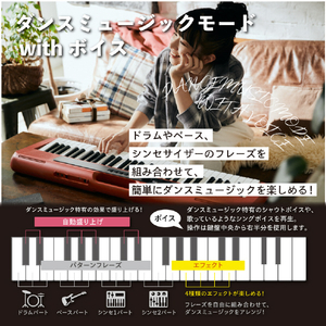 カシオ ベーシックキーボード ブラック CT-S200BK-イメージ8