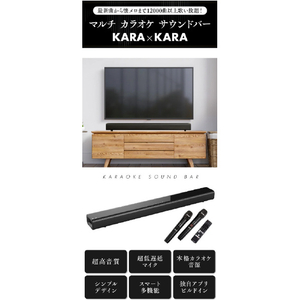 共同テレビジョン 家庭用カラオケサウンドバー KARA×KARA KARA-A2023-イメージ4