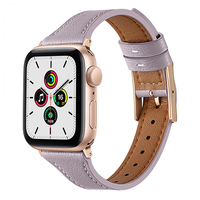 GAACAL Apple Watch Series 1-9/SE1-2/Ultra 2 [42/44/45/49mm]用「きれいめアッシュ」PUレザーバンド パープル W00264MB