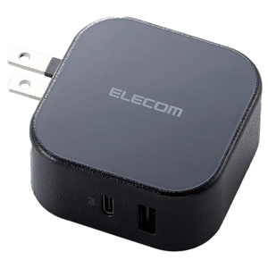 エレコム AC充電器(USB Power Delivery20W+12W/C×1+A×1) ブラック MPA-ACCP20BK-イメージ1