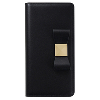 LAYBLOCK iPhone XR用ケース Ribbon Classic Diary ブラック LB13507I61