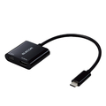 エレコム USB Type-C to HDMI映像変換アダプター(USB PD対応) ブラック MPA-CHDMIPD015B