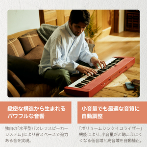 カシオ ベーシックキーボード ホワイト CT-S1WE-イメージ8