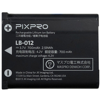 Kodak PIXPRO 充電式リチウムイオン電池 LB012