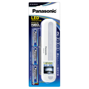 パナソニック 乾電池エボルタNEO付き LEDマグネットライト ホワイト BF-BL10N-W-イメージ2