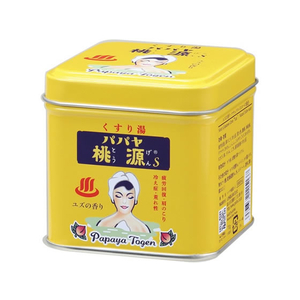 五洲薬品 パパヤ桃源 S70G缶 ユズの香り 入浴剤 F329855-イメージ1