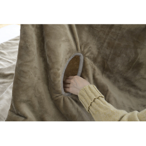 YAMAZEN ハンズフリー電気毛布(188×130cm) YKMK-SMH60-イメージ6