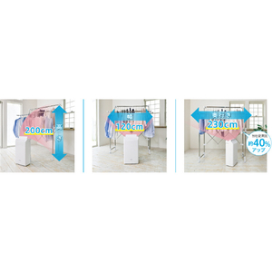 コロナ 衣類乾燥除湿機 WHシリーズ クリスタルブラック CD-WH1822(K)-イメージ10