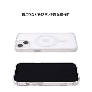 AKAN iPhone 14 Pro用MagSafe対応クリアケース テディベア AK23523I14P-イメージ9