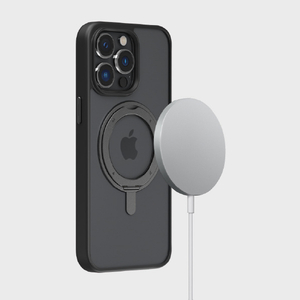 MOMAX iPhone 15用Magsafe対応360°スタンドケース Roller ブラック MM25524I15-イメージ8
