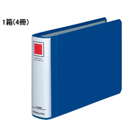 コクヨ チューブファイル〈エコツインR〉A5ヨコ とじ厚30mm 青 4冊 1箱(4冊) F833625-ﾌ-RT637B